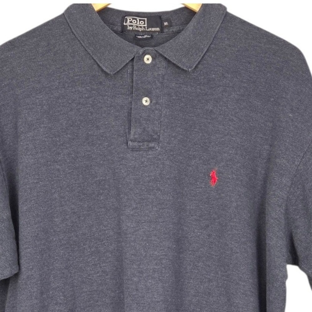 Polo Ralph Lauren Polo Shirt Mens XL Blue Short Sleeve Cotton Preppy Casual